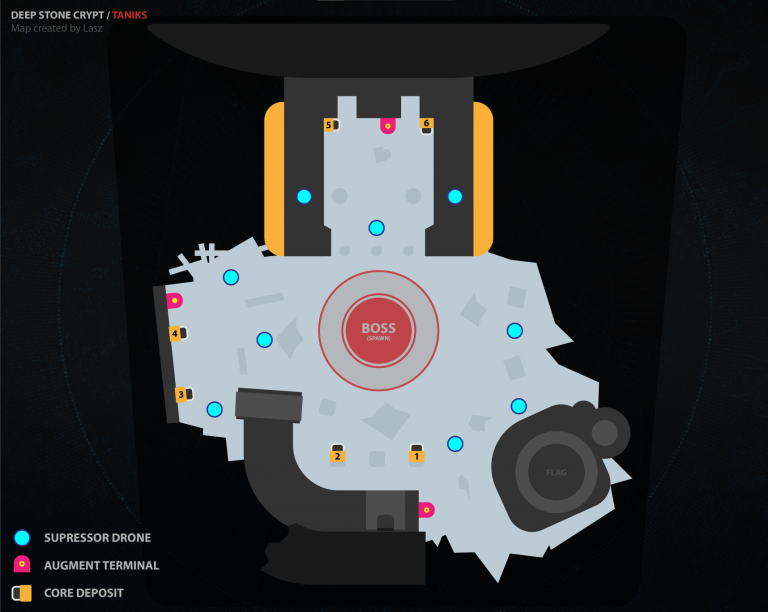 deep stone crypt sparrow map